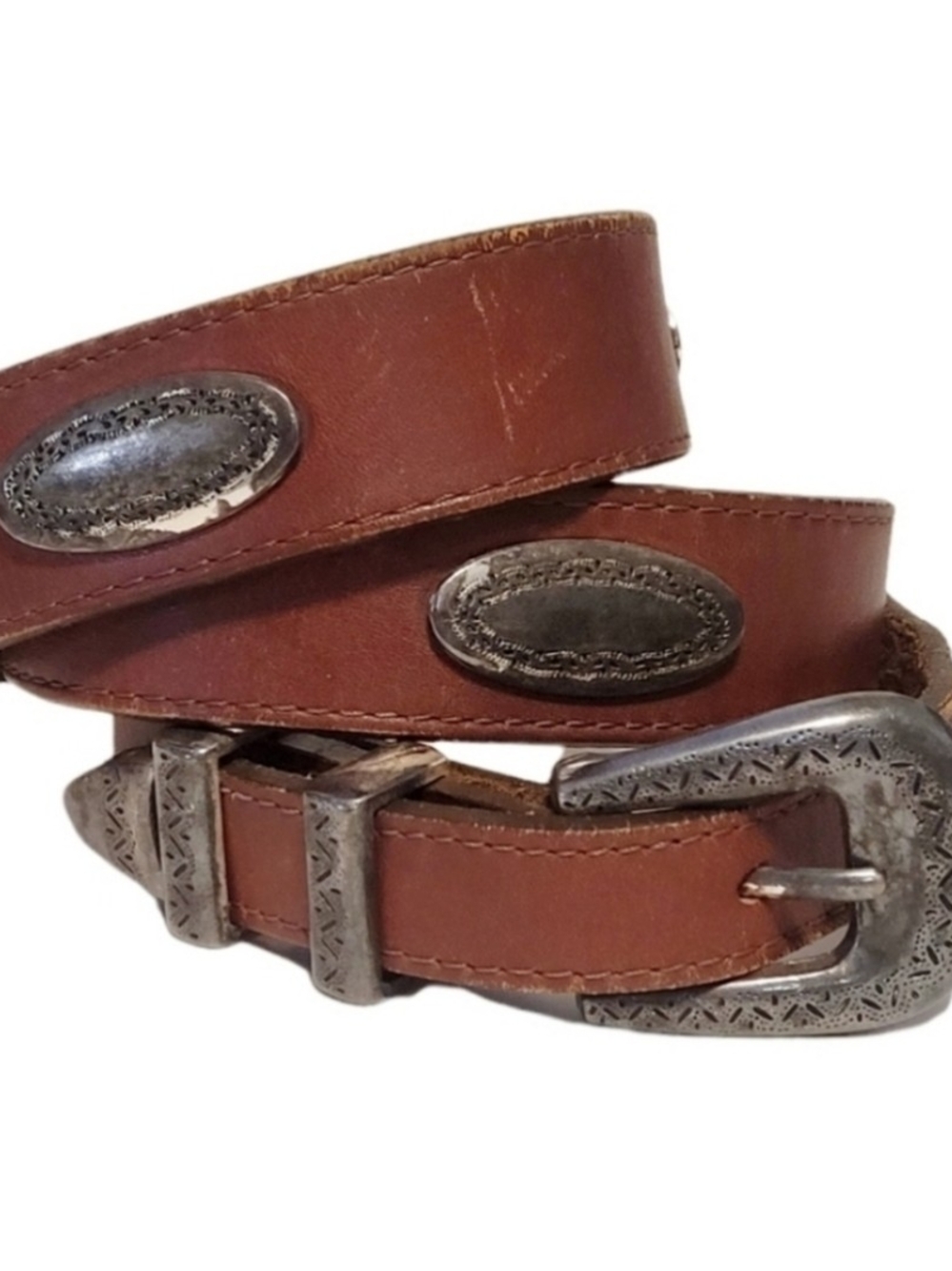 Brighton Taper Ornament Belt Sz 36